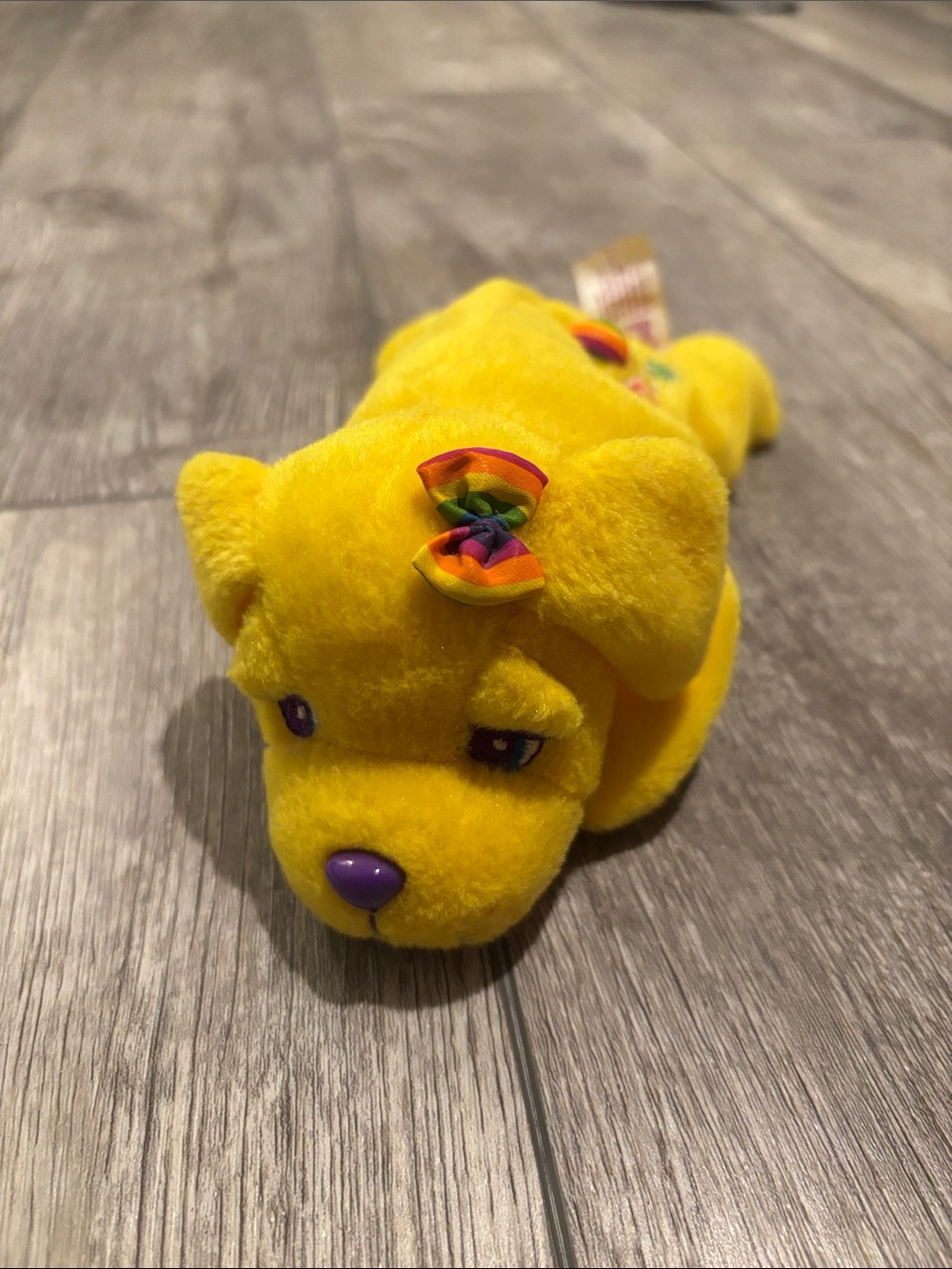 Vintage 1998 Lisa Frank "Candy" Golden Retriever dog beanie